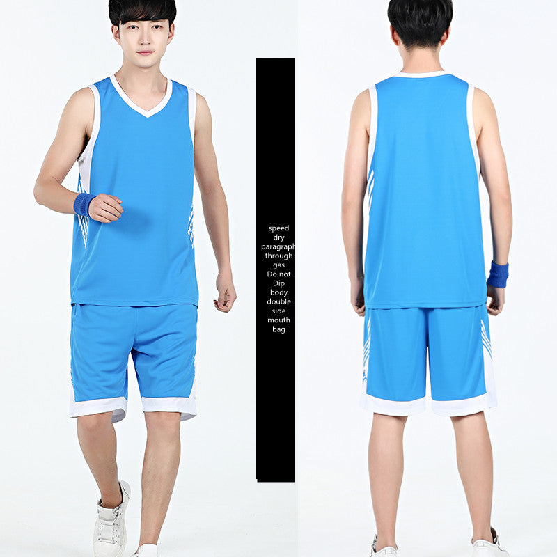 men’s basketball sports set sleeveless