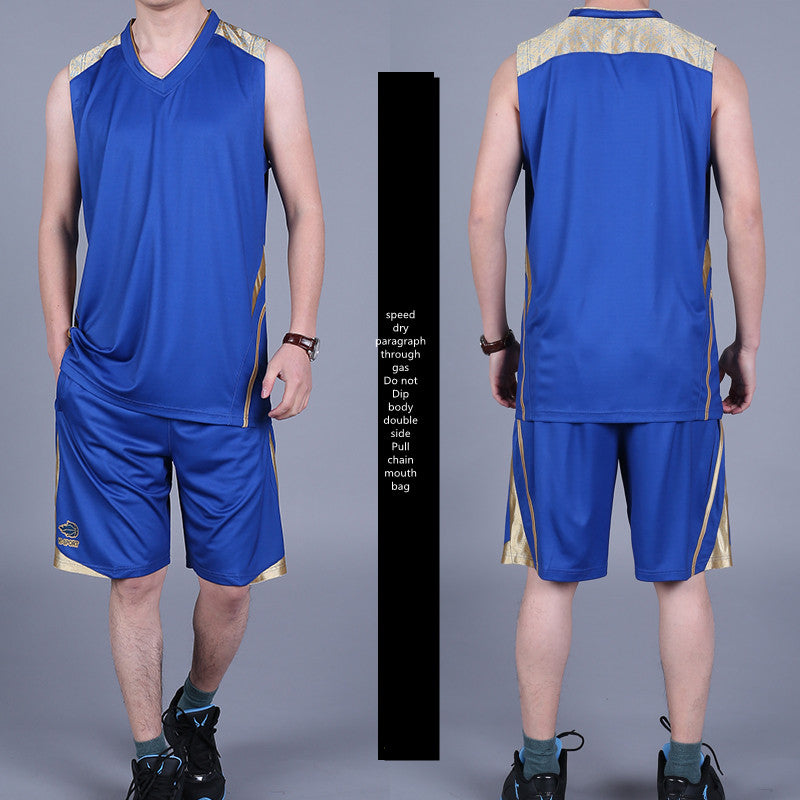 men’s basketball sports set sleeveless