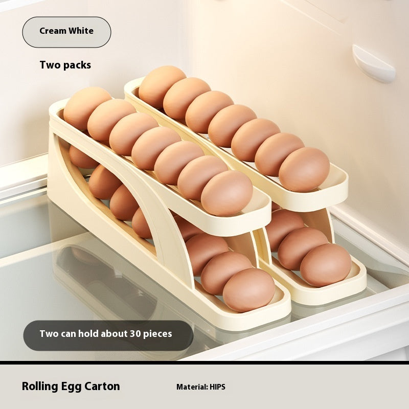 refrigerator egg storage box slide out