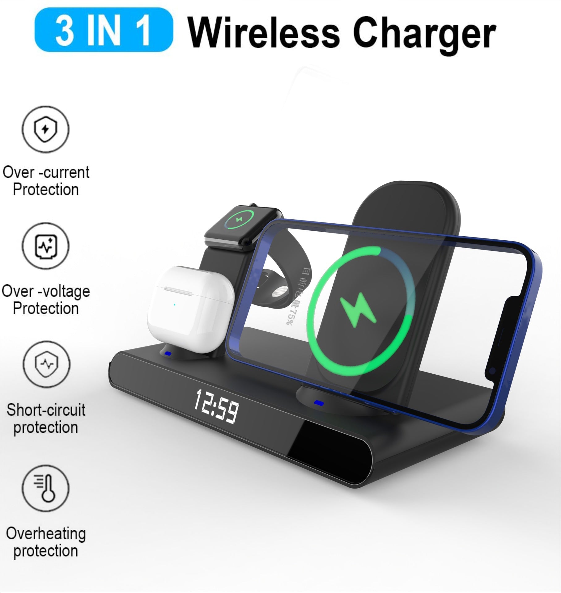 3-in-1 Wireless Charger