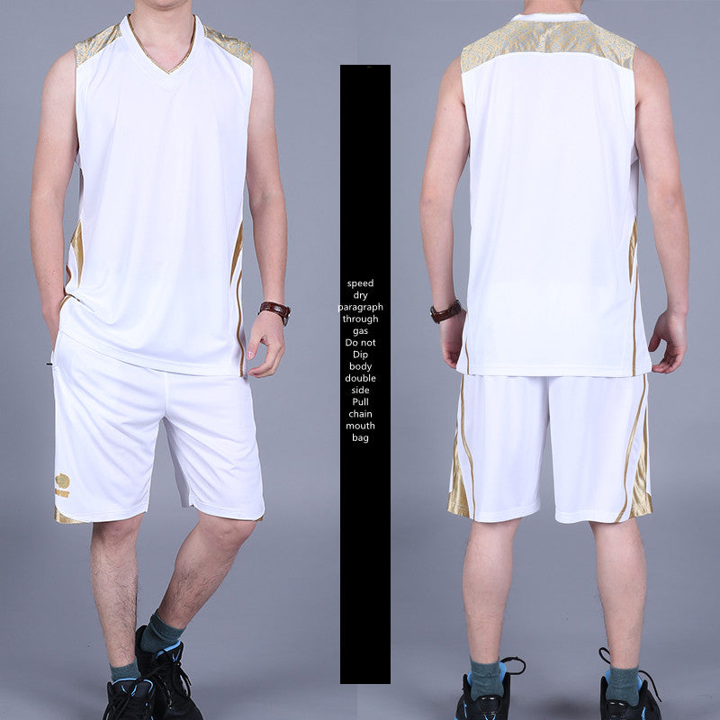 men’s basketball sports set sleeveless
