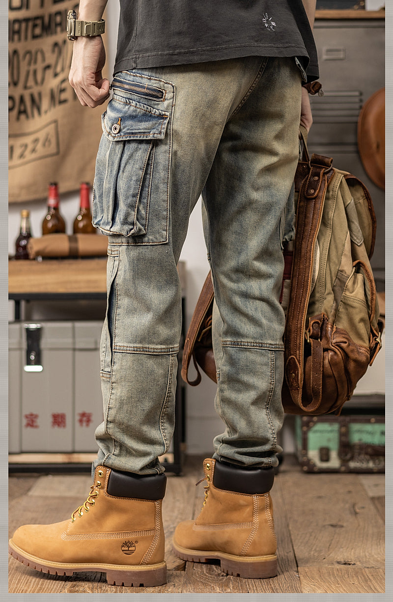 men’s slim fit straight leg pants