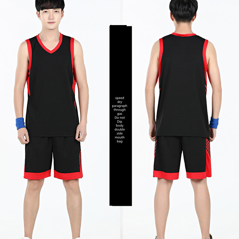 men’s basketball sports set sleeveless