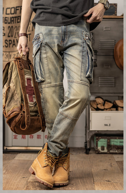 men’s slim fit straight leg pants