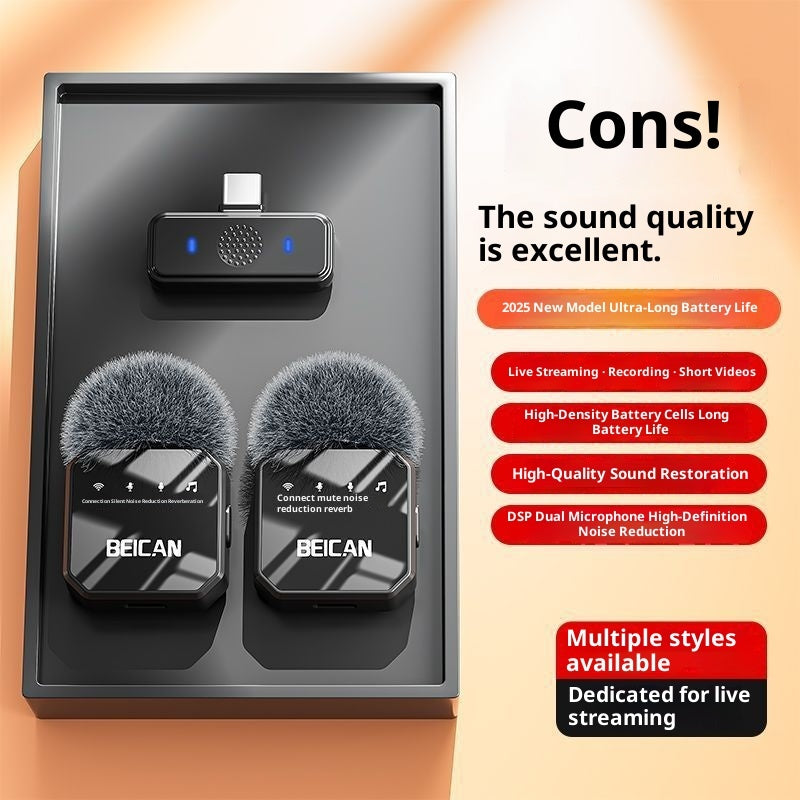 HD Wireless Lapel Microphone