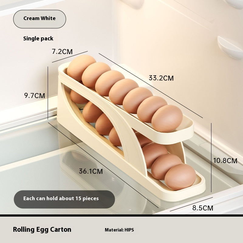 refrigerator egg storage box slide out