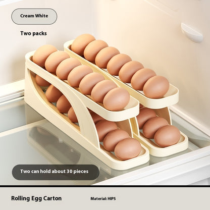 refrigerator egg storage box slide out