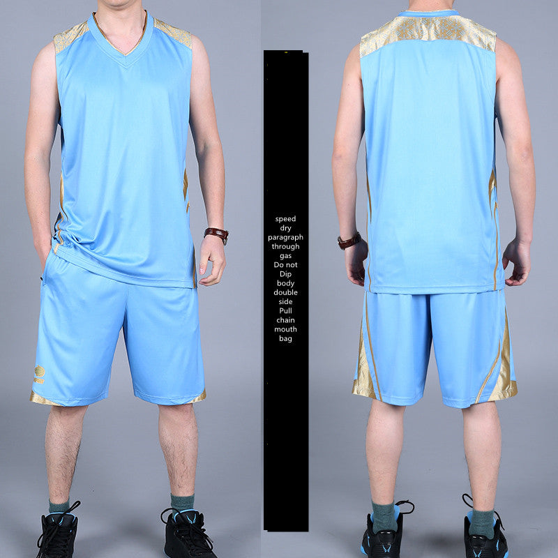 men’s basketball sports set sleeveless