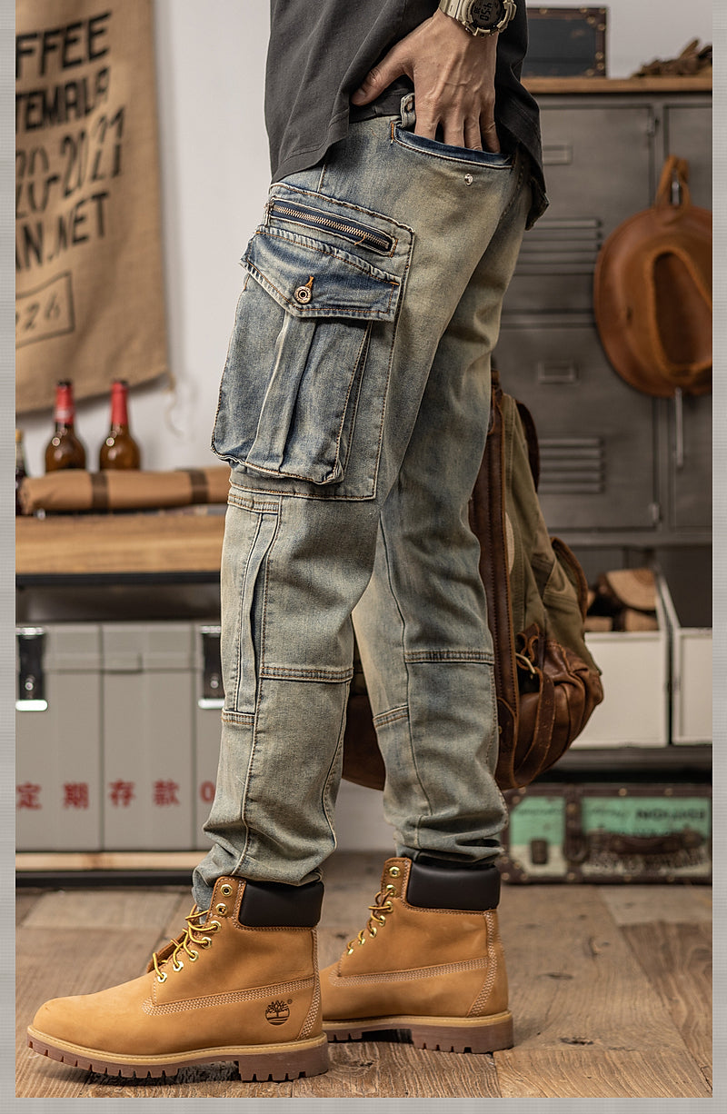 men’s slim fit straight leg pants