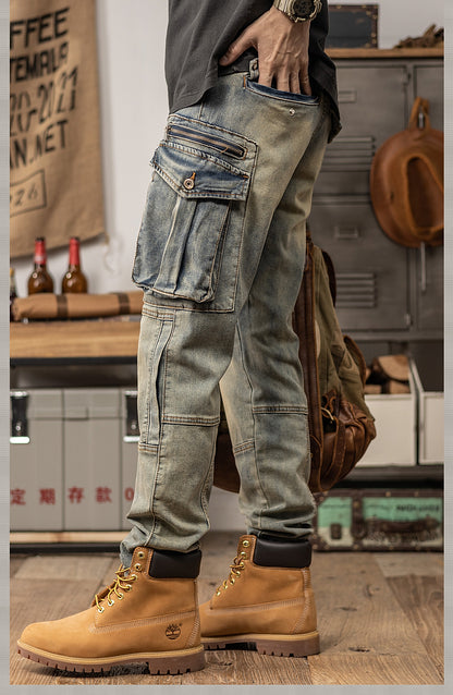 men’s slim fit straight leg pants