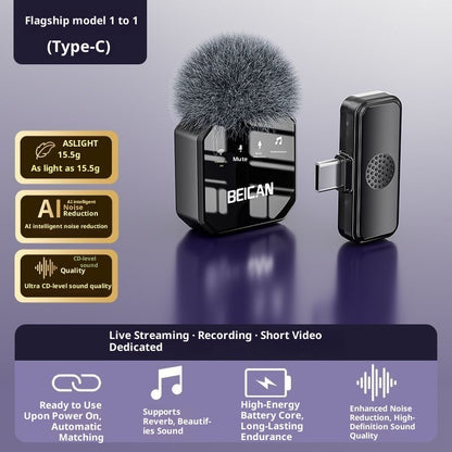 HD Wireless Lapel Microphone