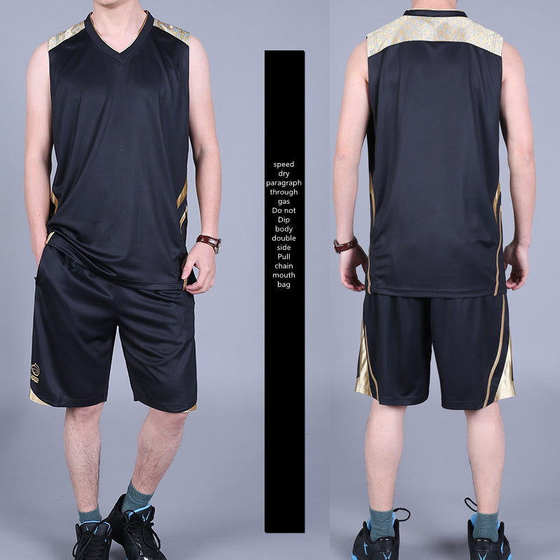 men’s basketball sports set sleeveless