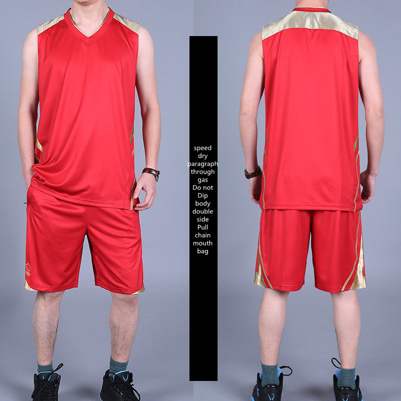 men’s basketball sports set sleeveless