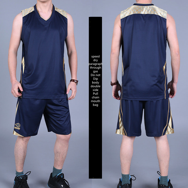 men’s basketball sports set sleeveless